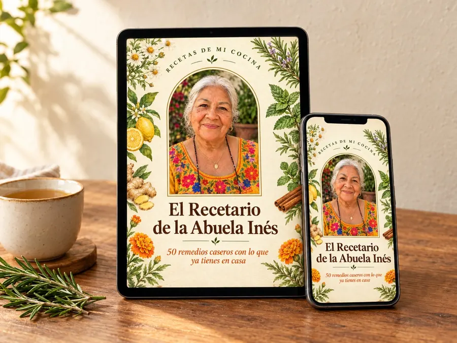 El recetario en iPad y celular